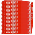 25 Pack 9 in 8/14TPI Reciprocating Saw Blades - Durable Multi-Material