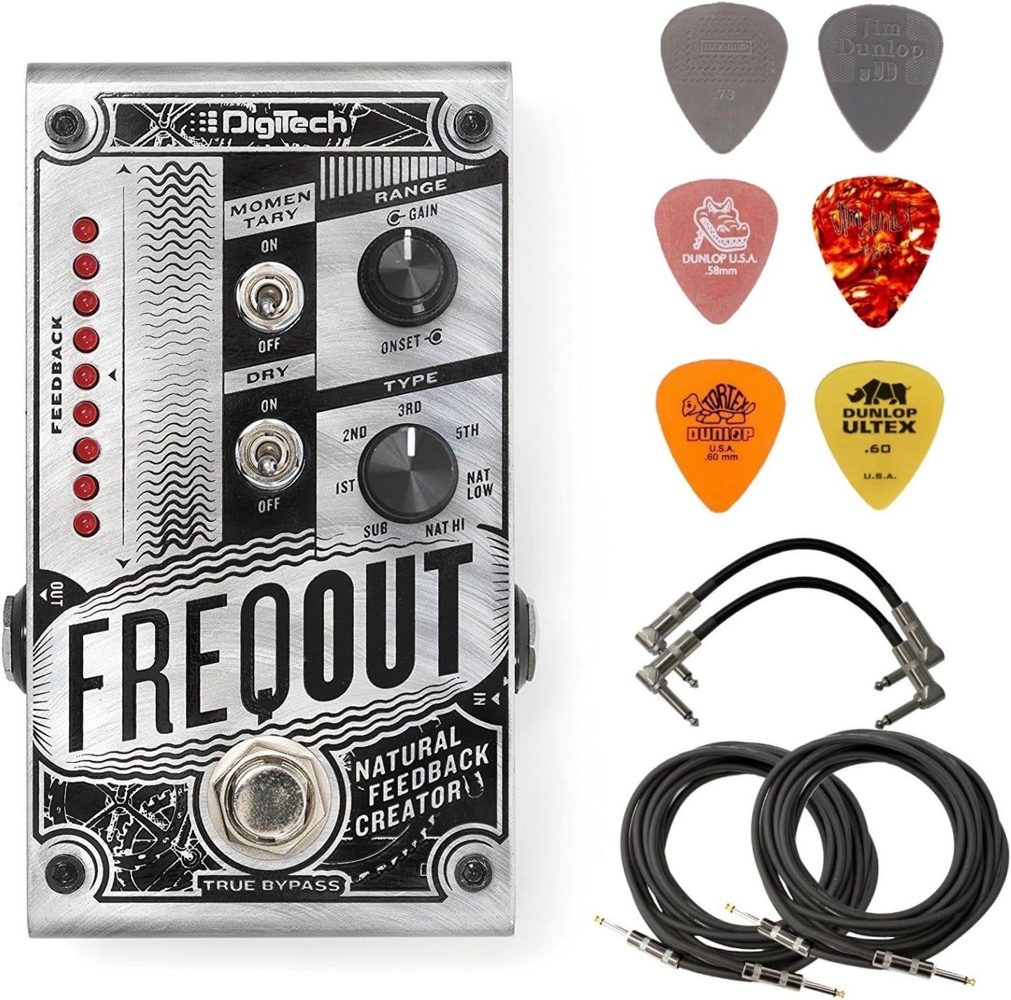 Digitech FREQOUT Natural Feedback Creator Pedal Bundle Review