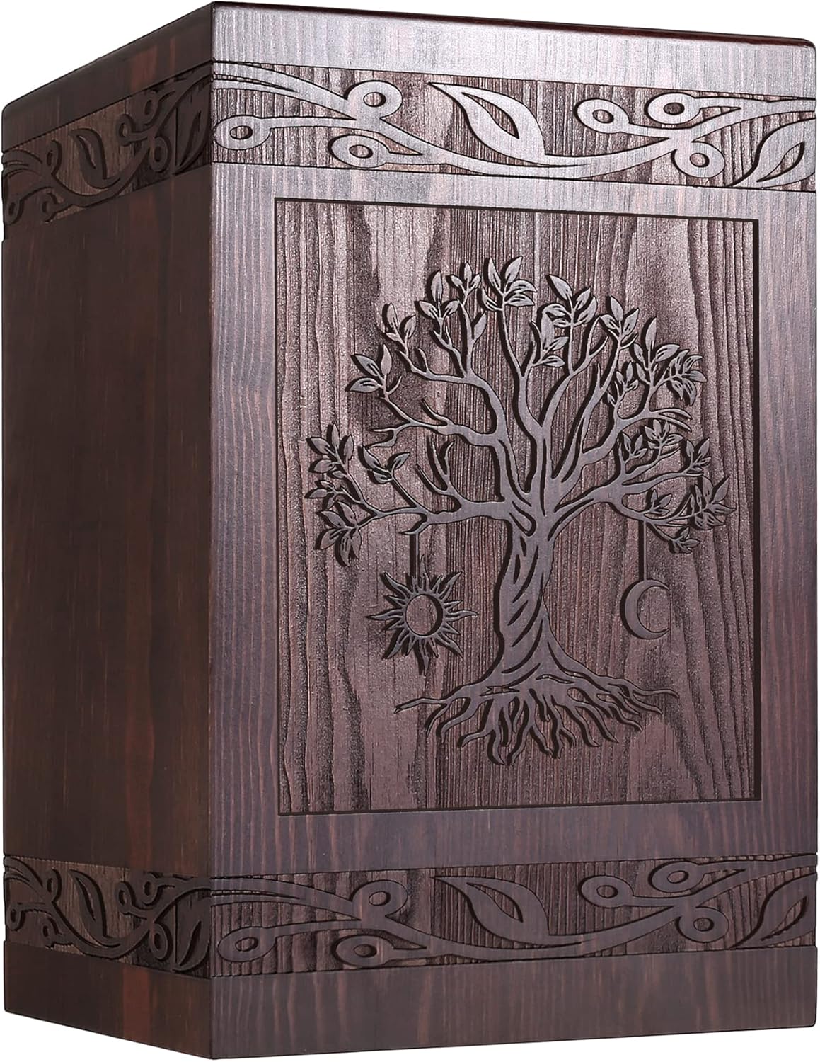 Wooden Tree of Life Cremation Urns for Adult Ashes and Pets