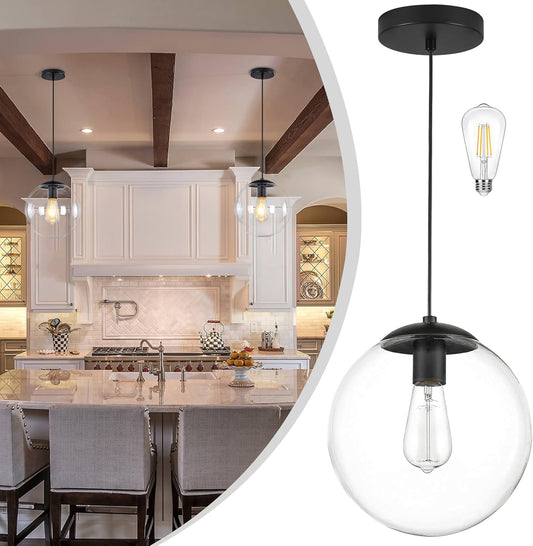 10 Inch Globe Pendant Light for Stylish Home Decor