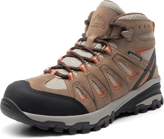 Nortiv 8 Women's Waterproof Hiking Boots for Outdoor Adventures