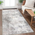 Abstract Area Rug 3x5 ft Washable Modern Entryway Rug - Soft, Non-Slip