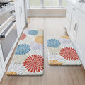 Kitchen Mats for Floor Anti Fatigue Set of 2 - Cushioned Non Slip