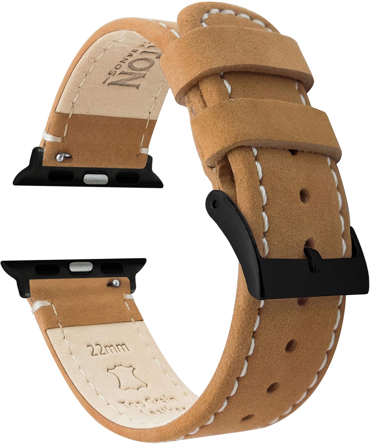 Top Grain Leather Watch Bands for Apple Watch Models - Barton