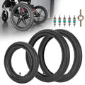 Front 12/12.5 and Rear 16x1.75/2.125 Tires and Tubes Set - Jogger