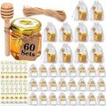 60 pack 1.5 oz Mini Honey Jars for Wedding and Baby Shower Favors