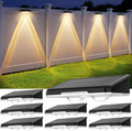 Solar Fence Lights Outdoor 8 Pack with 3 Modes for Ambiance