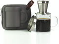 Portable Glass Pour Over Coffee Maker Set | Stainless Steel Filter | BPA-Free Glass Mug | Paperless Dripper