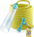Gravel Vacuum for Aquarium Fish Tank Cleaning Tool Kit - 30 ft Hose