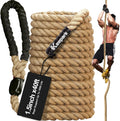 Climbing Rope 1.5 in Diameter 10ft-35ft - Durable Hemp Gym Rope