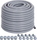 1/2ft Liquid-Tight PVC Conduit Kit 100ft with 10 Connectors - Flexible