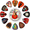 Guitar Picks 24 Pack Thin Medium Heavy Extra Heavy - Artistic