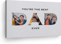 Custom Photo Canvas Print Collage 15x22 in - Personalized Wall Art