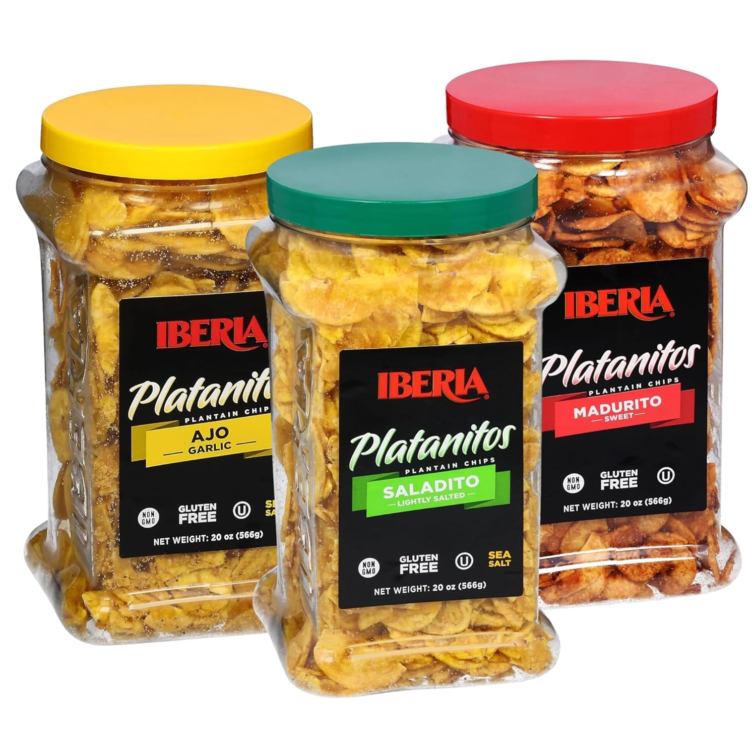 Iberia Plantain Chips Variety Bundle for Healthy Snacking