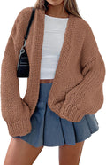Cardigan Sweaters for Women Long Sleeve Chunky Knit - Fall Cozy