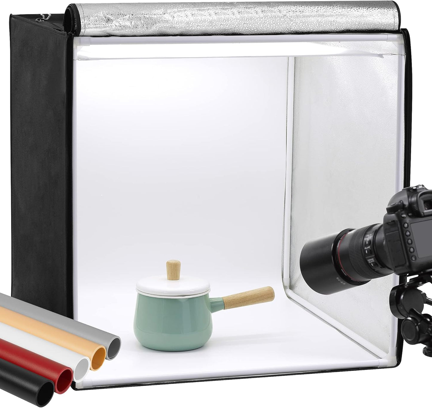 Finnhomy 24x24 Photo Box Portable Studio for Perfect Shots