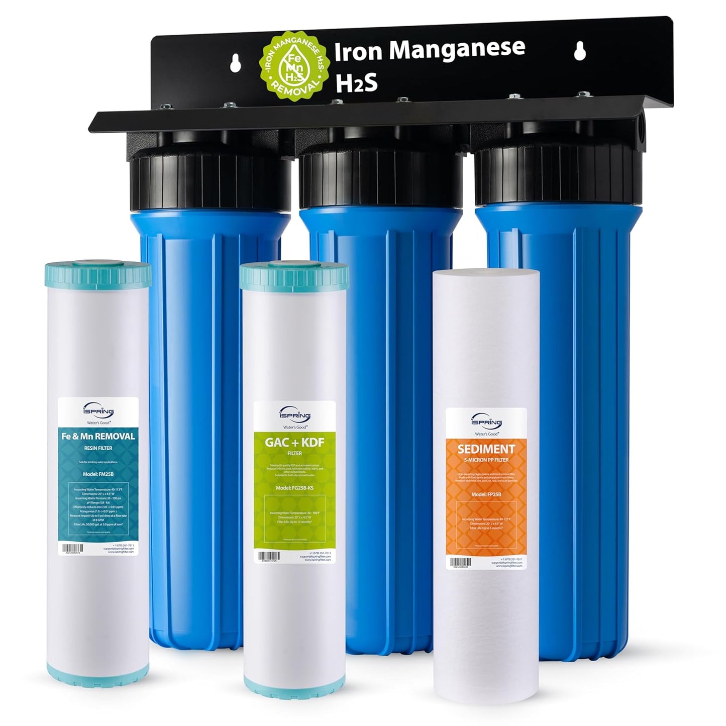 iSpring Whole House Water Filter System for Clean Water Needs