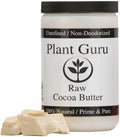 Plant Guru Raw Cocoa Butter 16 oz - Pure Unrefined Arriba Nacional
