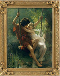 Gold Frame for 11x14 Canvas Painting - Solid Wood Vintage Frame