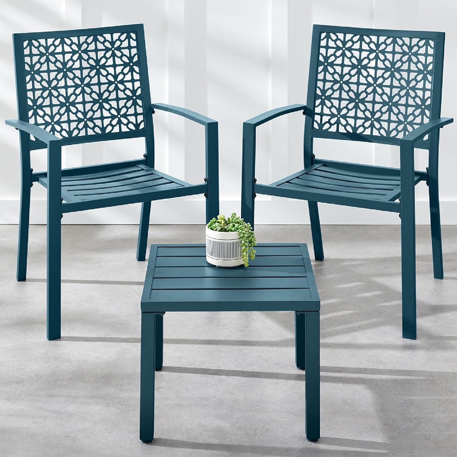 3-Piece Outdoor Bistro Set for Stylish Patio Dining Experience