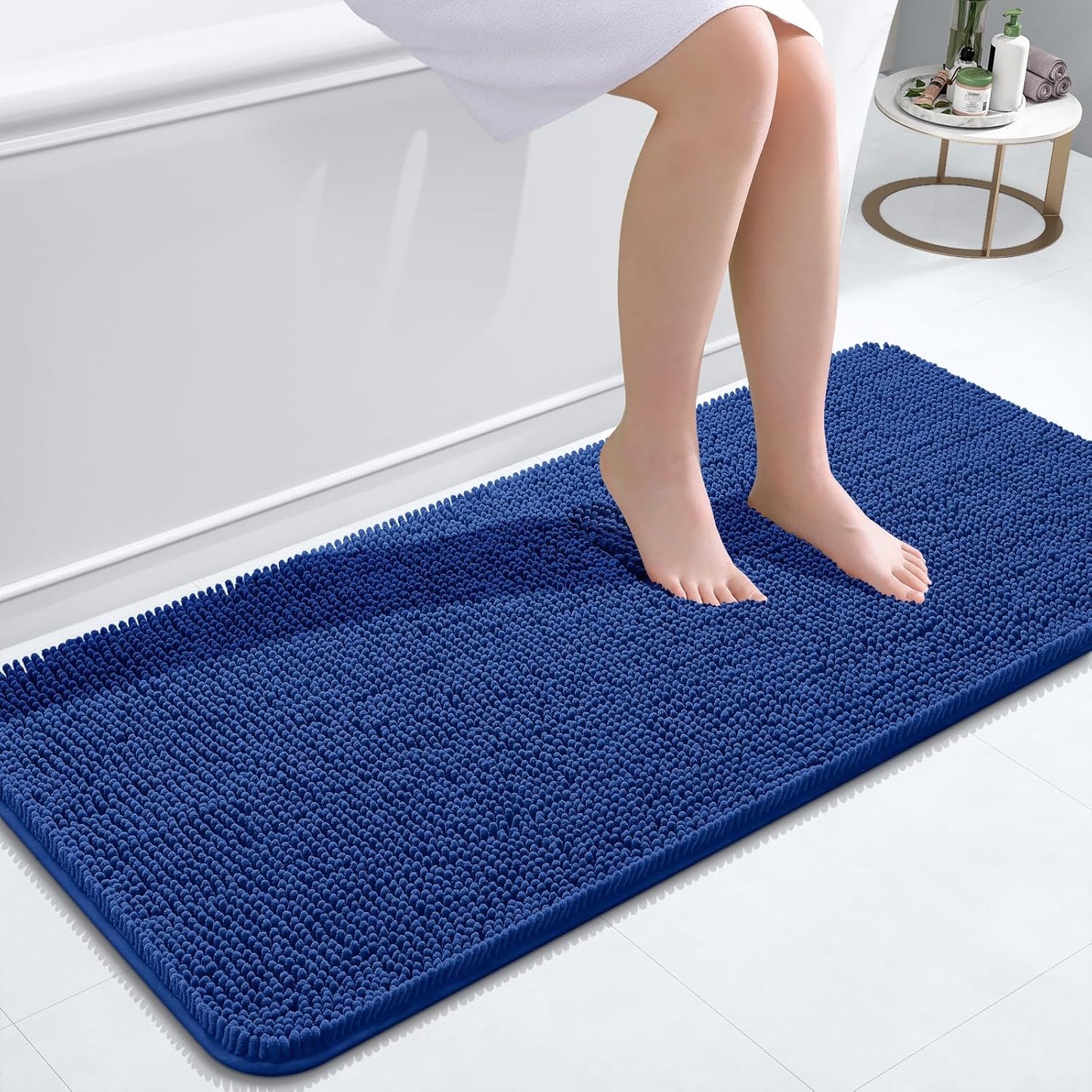 OLANLY Extra Soft Chenille Bath Rugs for Ultimate Comfort