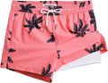 maamgic Mens Swim Trunks with Compression Liner - Quick (Style NDP6)