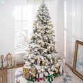 Skylar 6.5ft Snow Flocked Christmas Tree Prelit - Realistic Alaskan