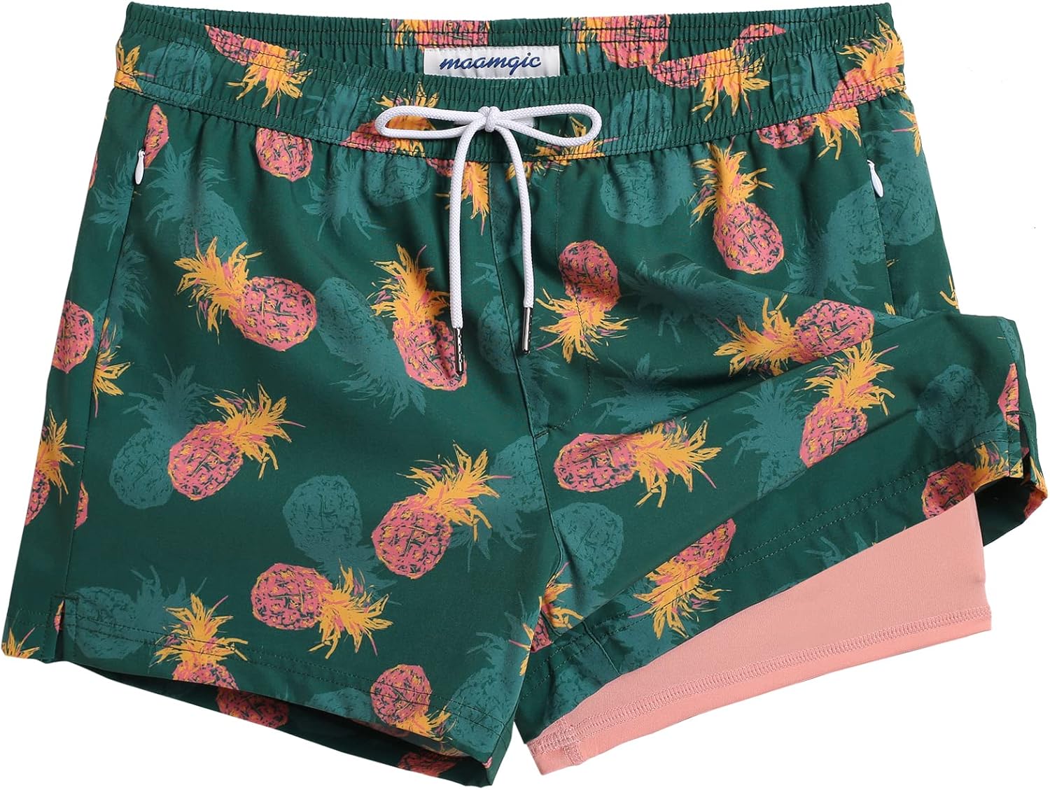 Mens Swim Trunks with Compression Liner for Ultimate Comfort