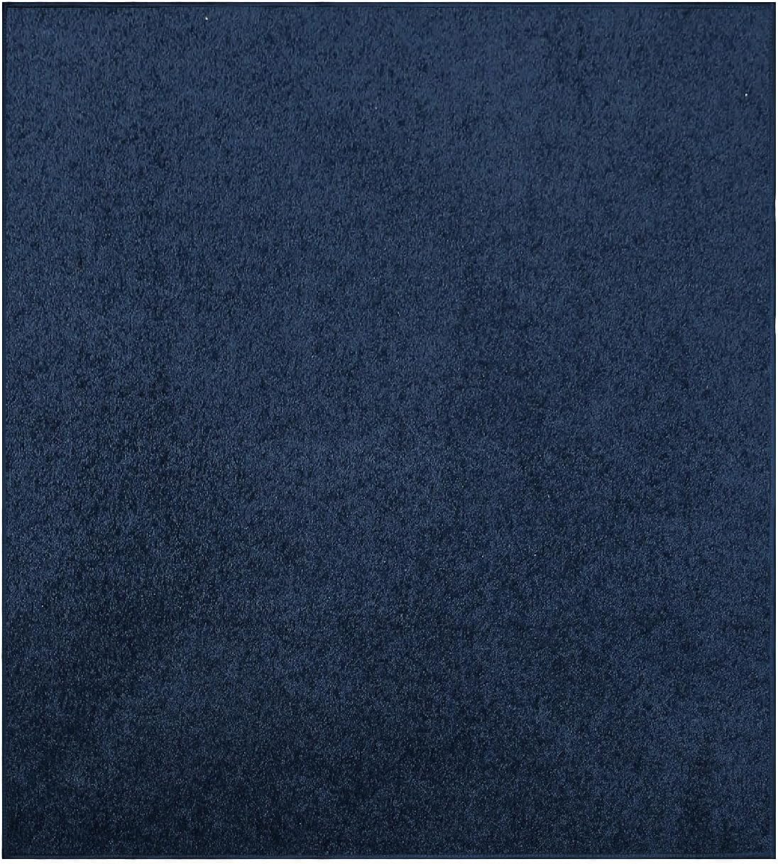 Navy Solid Color Area Rug - Pet Friendly, Soft & Stylish