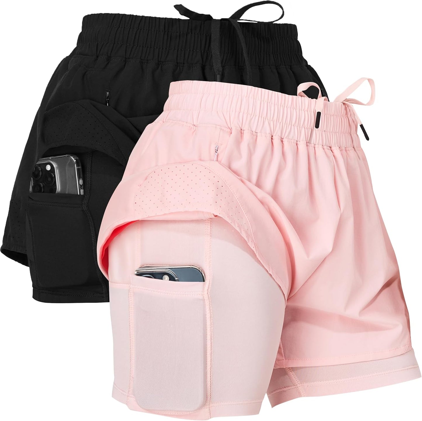 Ultra Performance Gym Shorts Women Pack of 2 for Every Workout