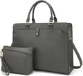 YZAOLL 15.6 Vegan Leather Laptop Bag for Women - Stylish & Practical