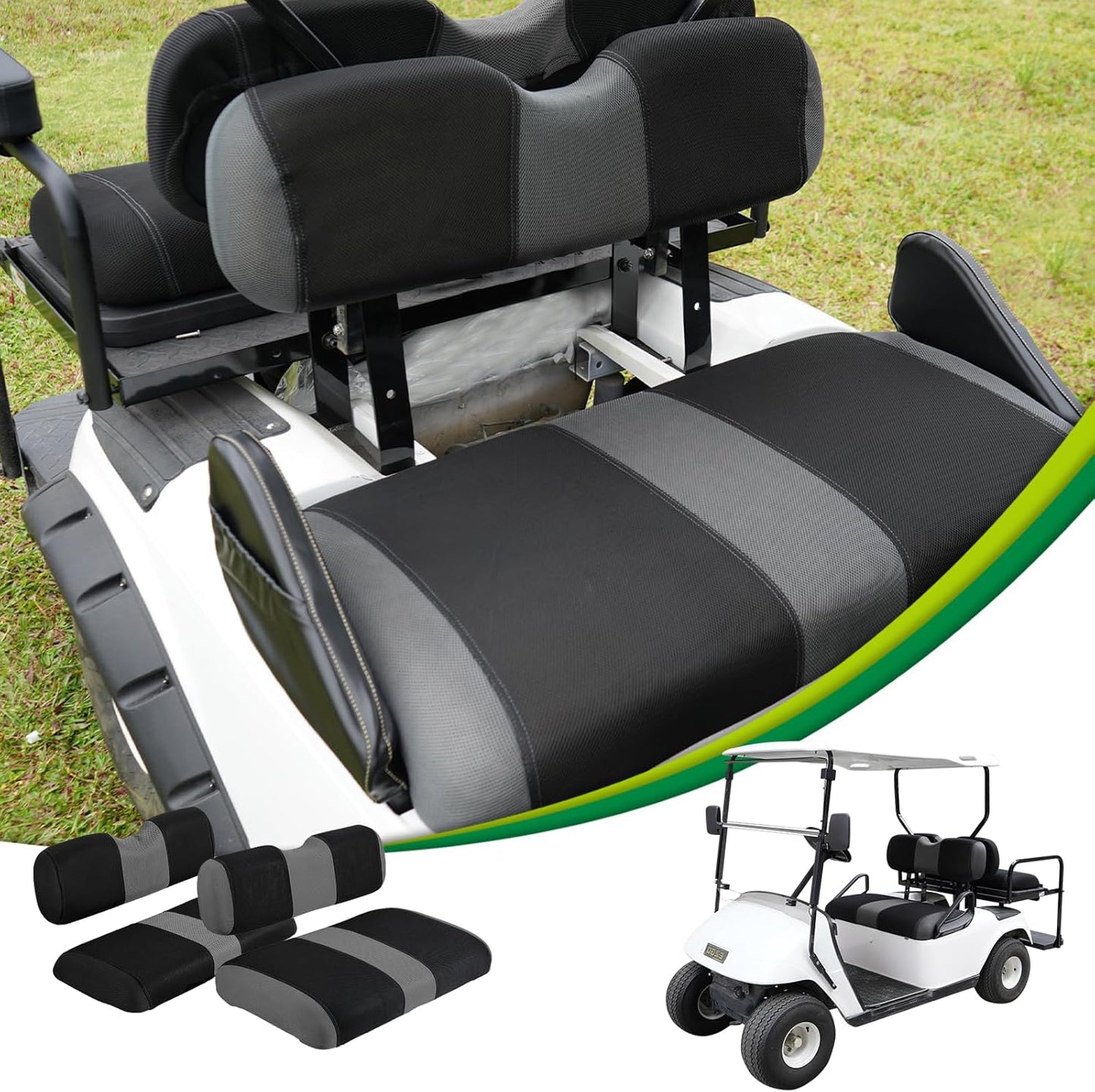 Universal EZGO Golf Cart Seat Covers for Easy Installation