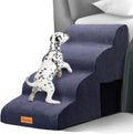 High Density Foam Pet Steps 4 Tier - Extra Wide Deep Non-Slip Stairs