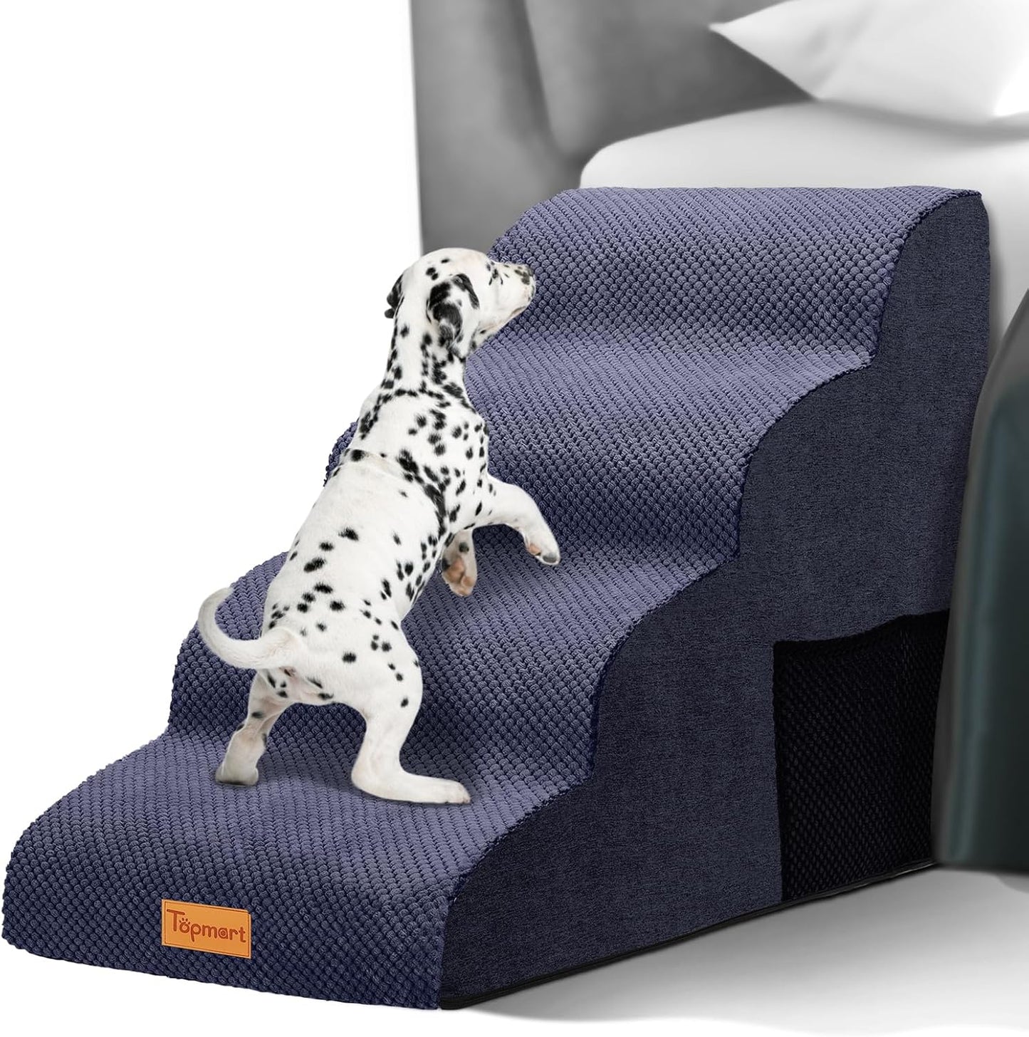 Topmart High Density Foam Dog Steps for Older Pets and Cats