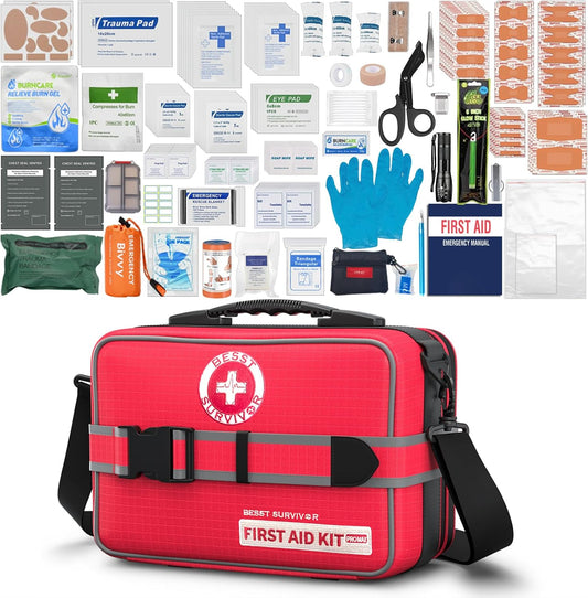 Upgrade Comprehensive Premium First Aid Kit for Emergencies