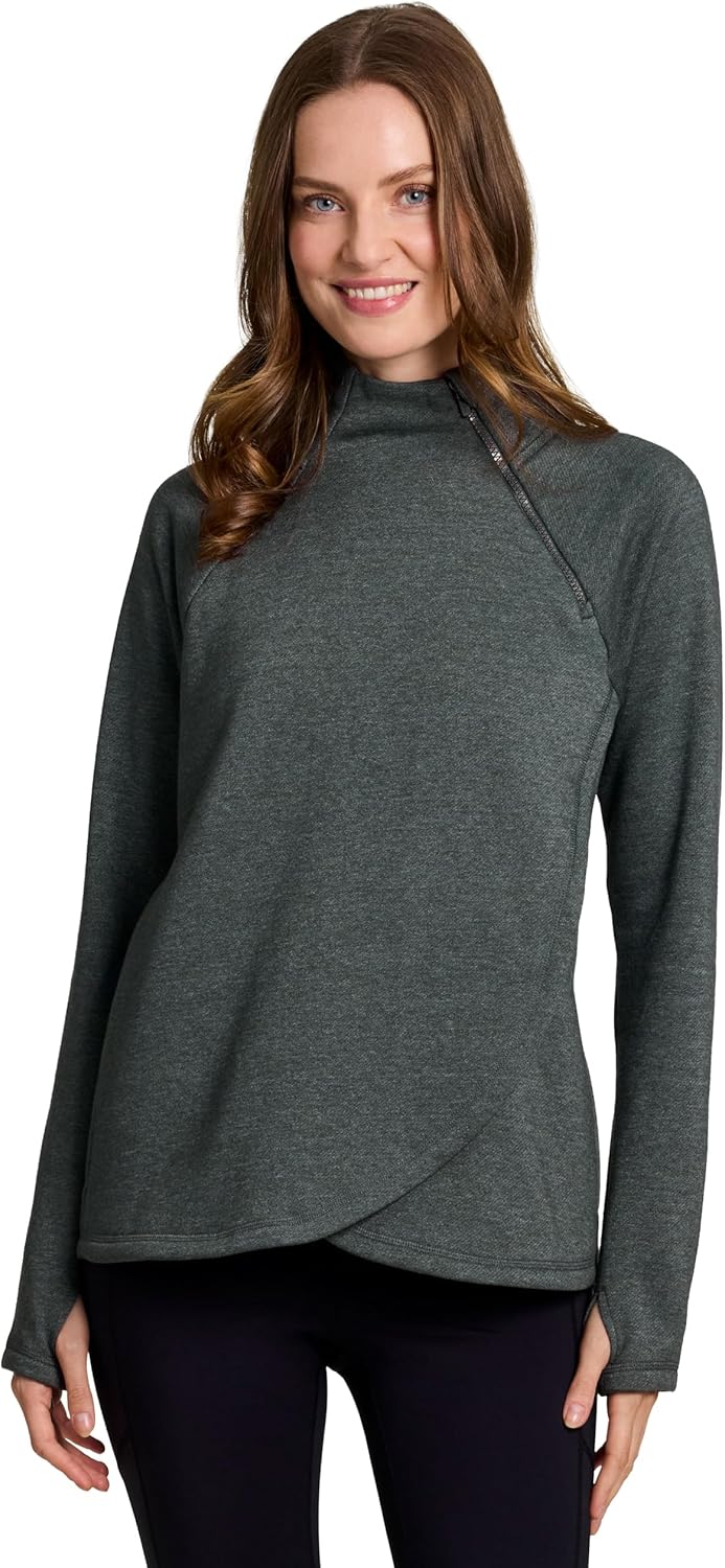 RBX Activewear Women's Fleece Sweatshirt with Pockets and Style