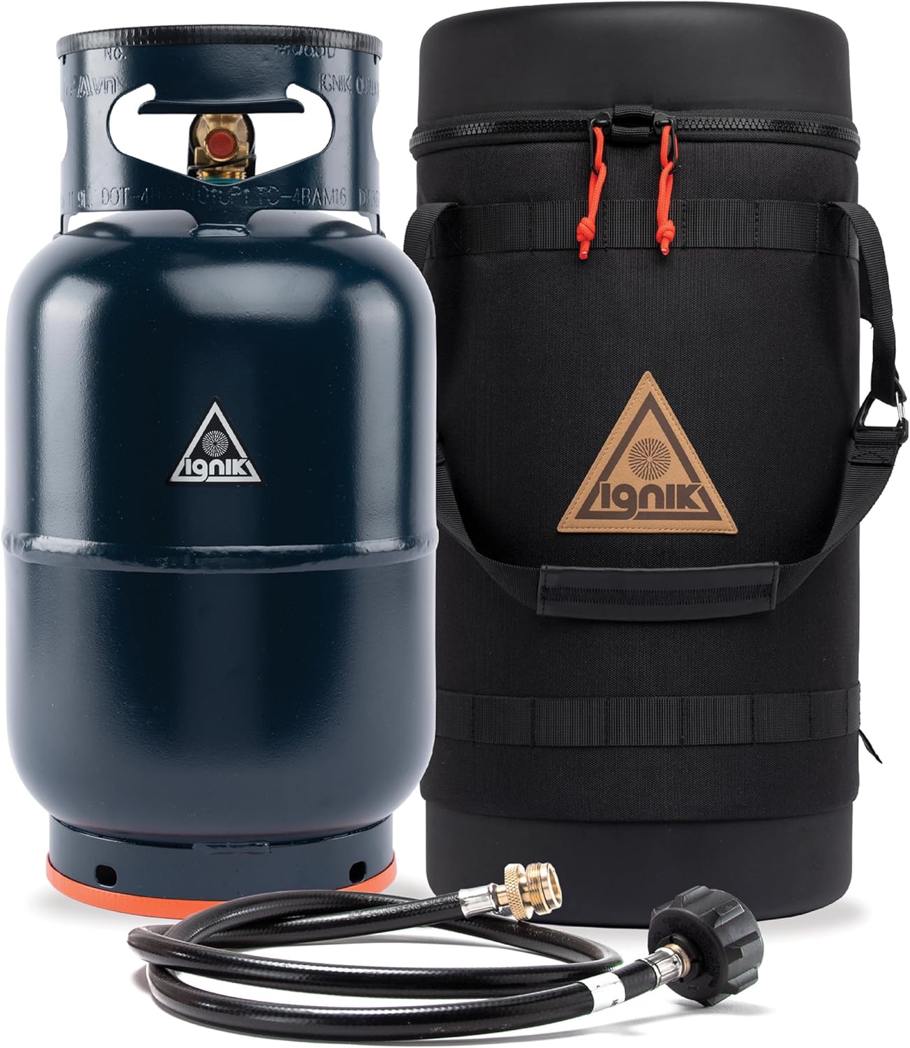 Ignik Refillable Gas Growler: 10-Pound Propane Tank with Case