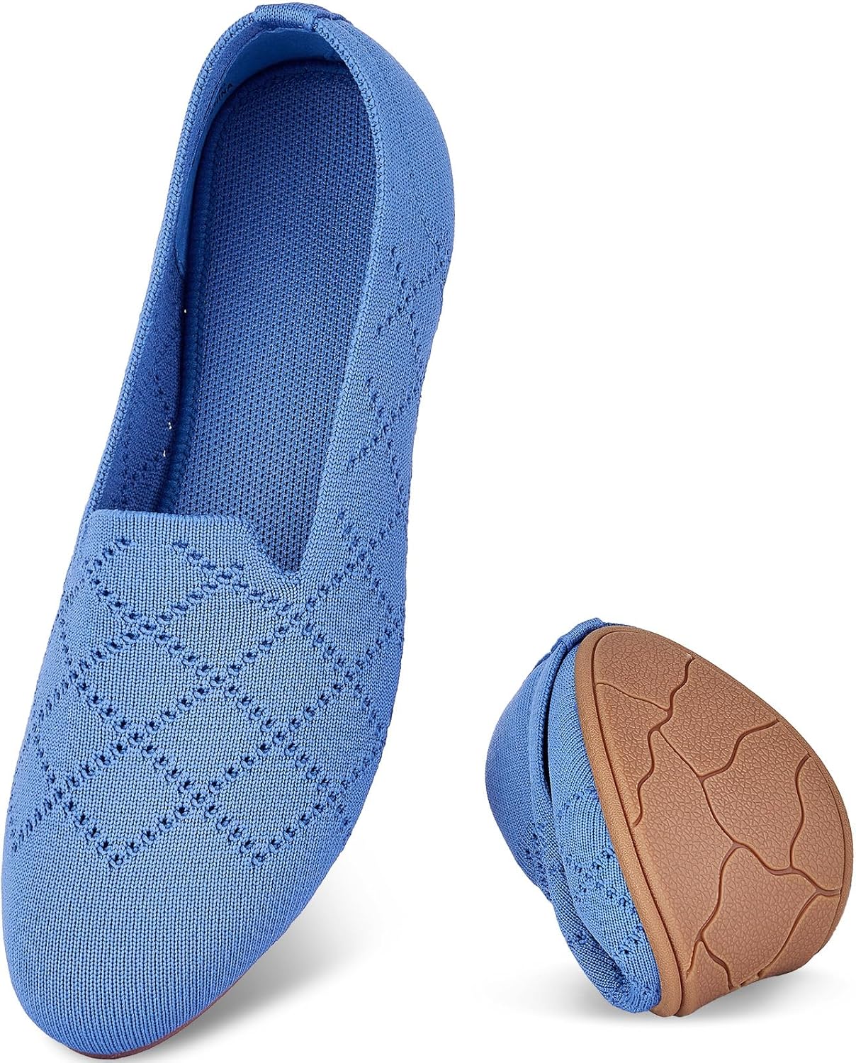 Puxowe Flats for Women: Comfortable Round Toe Ballet Shoes