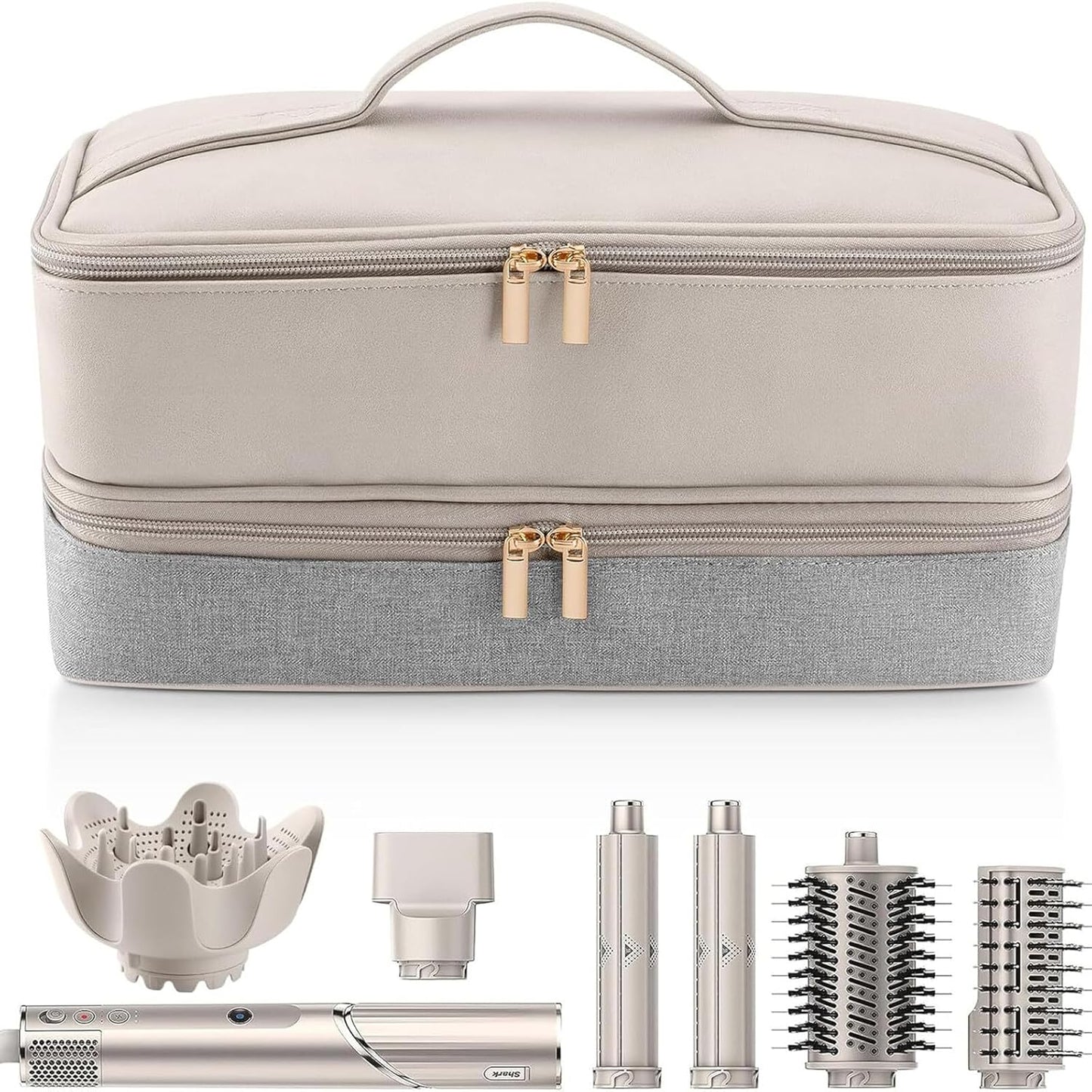 Double-Layer Hair Tool Storage | Yuehuam Travel Case
