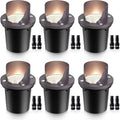 Low Voltage Landscape Lights 12W Warm White In-Ground - 6 Pack
