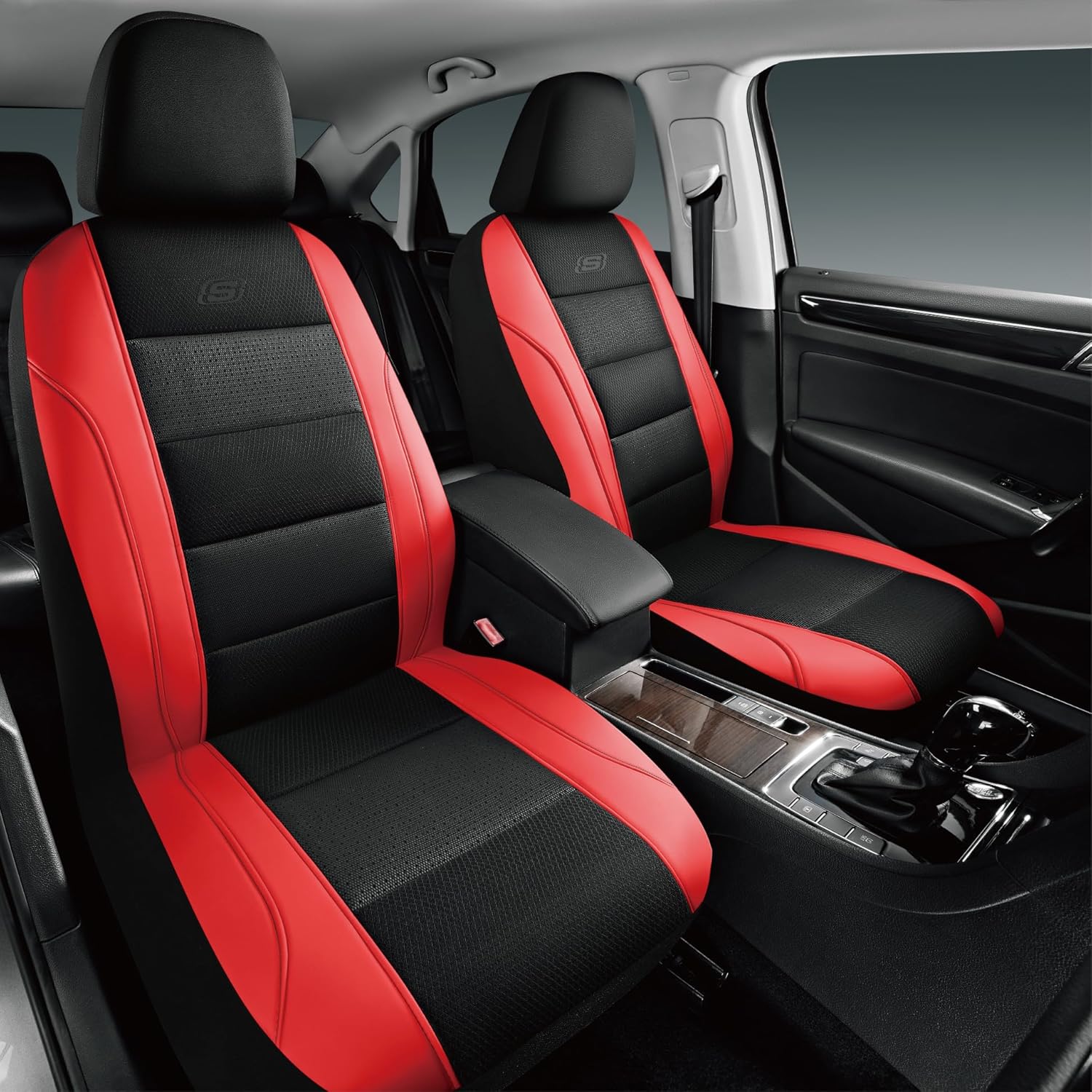 Skechers Aircooled Memory Foam Car Seat Covers for Comfort