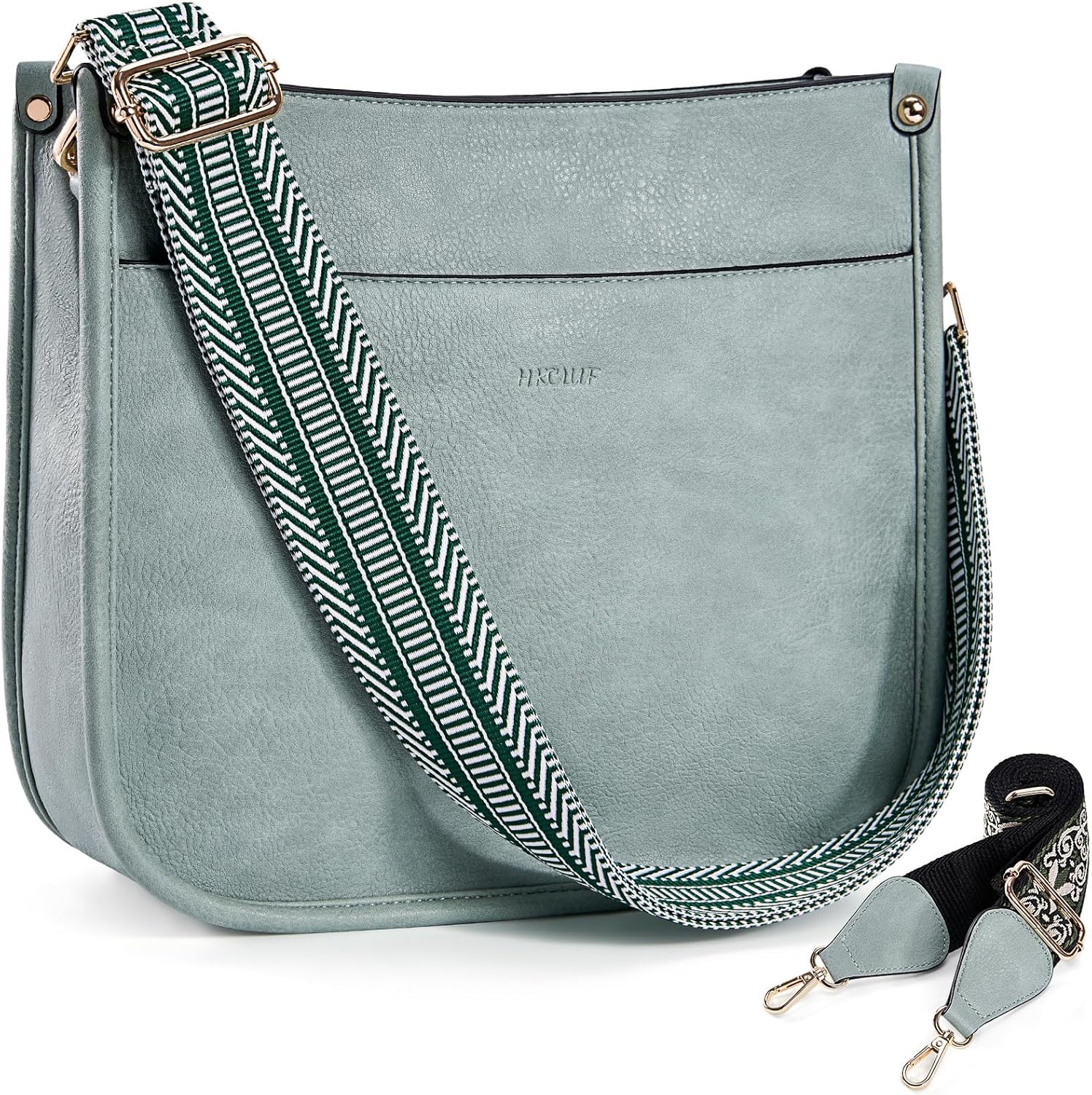 Trendy Vegan Leather Crossbody Bags for Women with Adjustable Straps