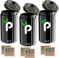 Pruf Jar with Built-In Hygrometer 500ml - UV-Proof Air-Tight Storage