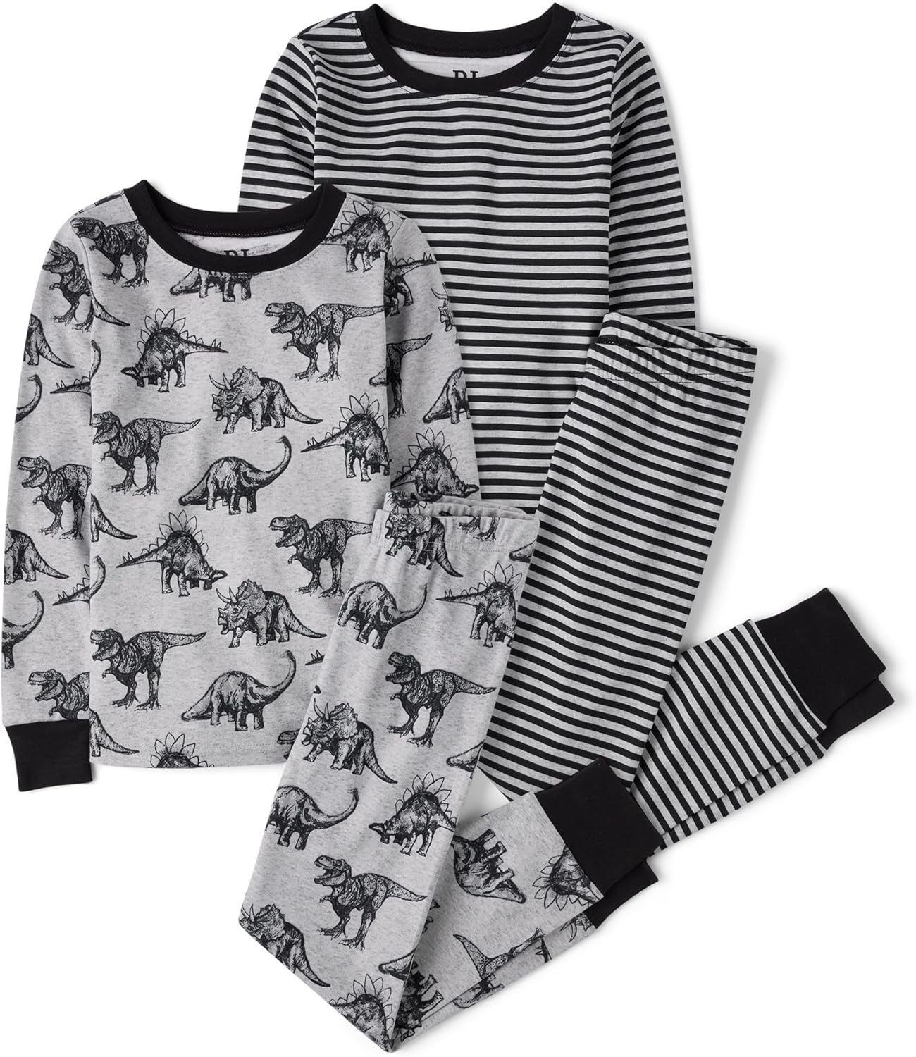 Boys' 100% Cotton Long Sleeve Pajama Set for Comfort and Fun