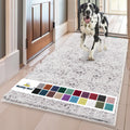 White 59x35 Muddy Mat Super Absorbent Microfiber Dog Door Mat - Quick