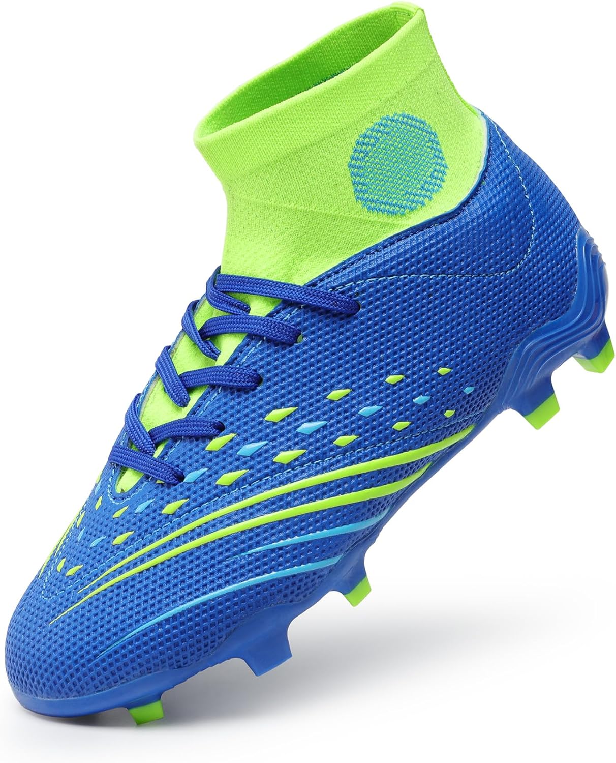 DREAM PAIRS Youth Firm Ground Soccer Cleats for Kids Training