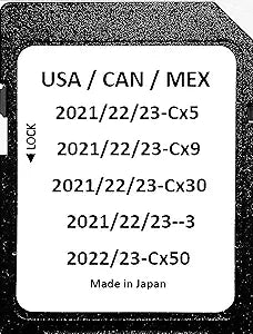 ARERCO Navigation Update SD Card for Cx5, Cx9, Cx30, Mx30