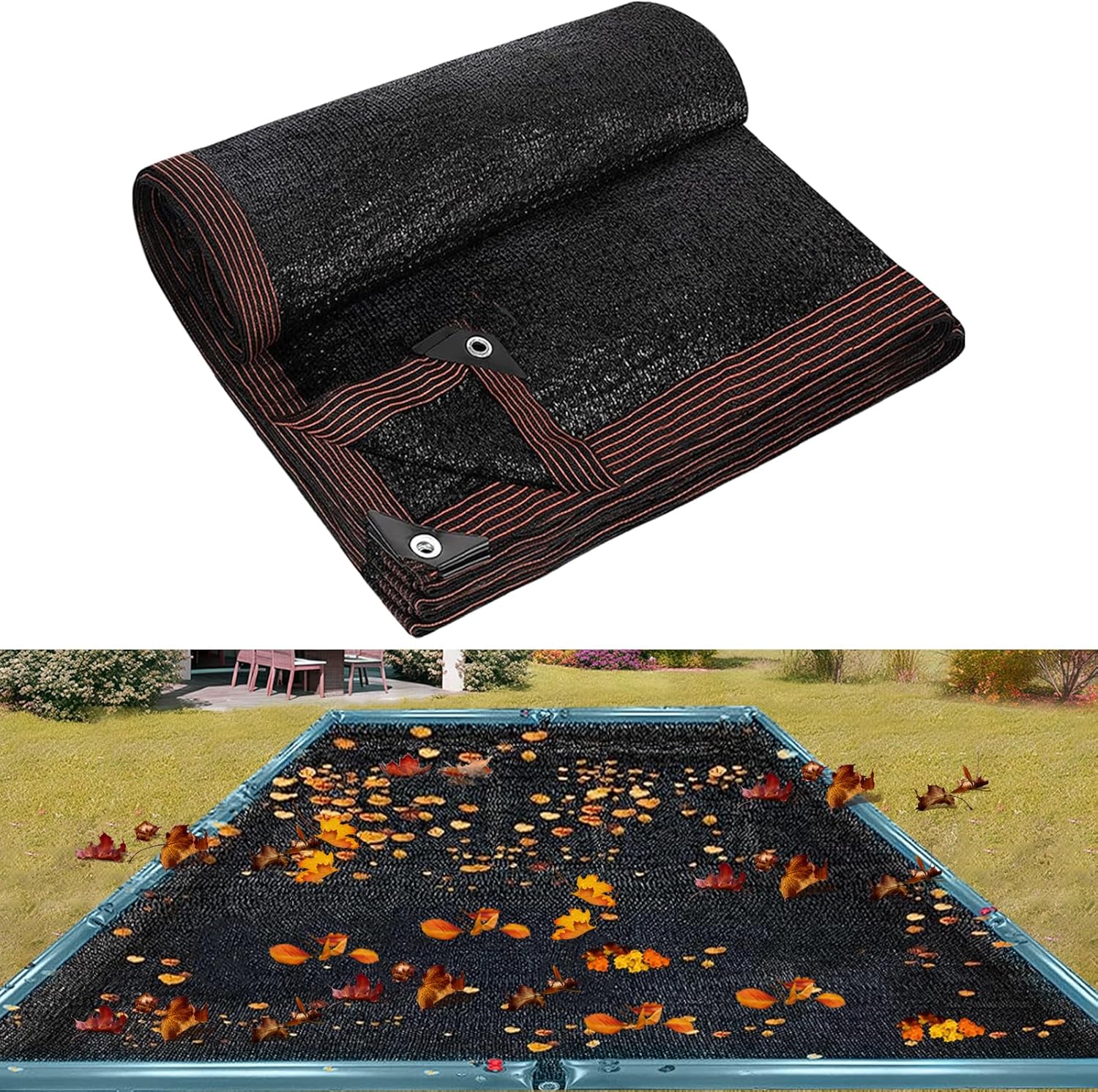 16 x 32FT Pool Leaf Net Cover for Inground and Above Ground Pools