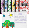 Primary Composition Notebooks 12 Pack K-2 - Bright Colors for Kids