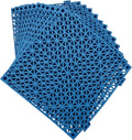 Modular Interlocking Rubber Floor Tiles 12 Pack 11.6 in - Drainable
